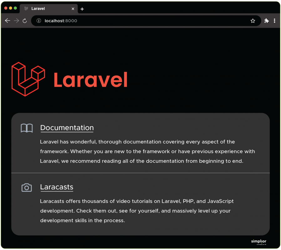 localhost_Laravel - Simplior