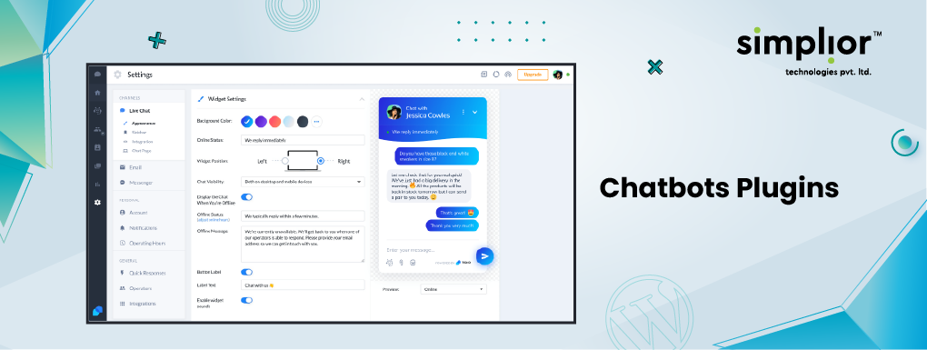 Chatbots Plugins - Simplior