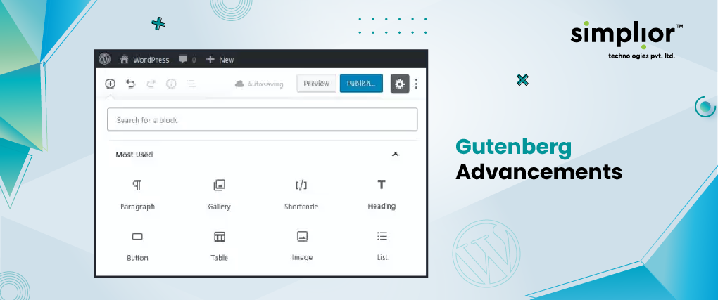 Gutenberg Advancements - Simplior