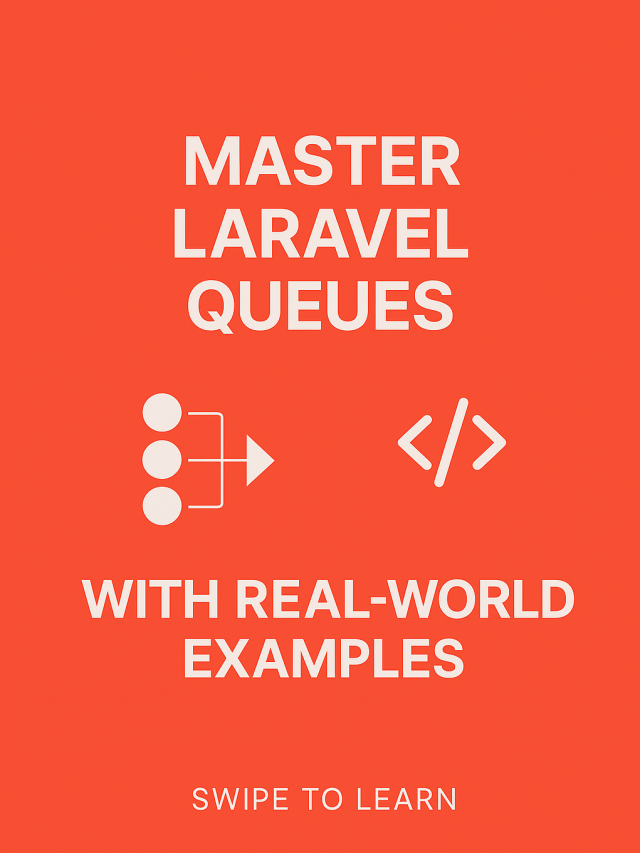 Master Laravel Queues with Real-World Examples.